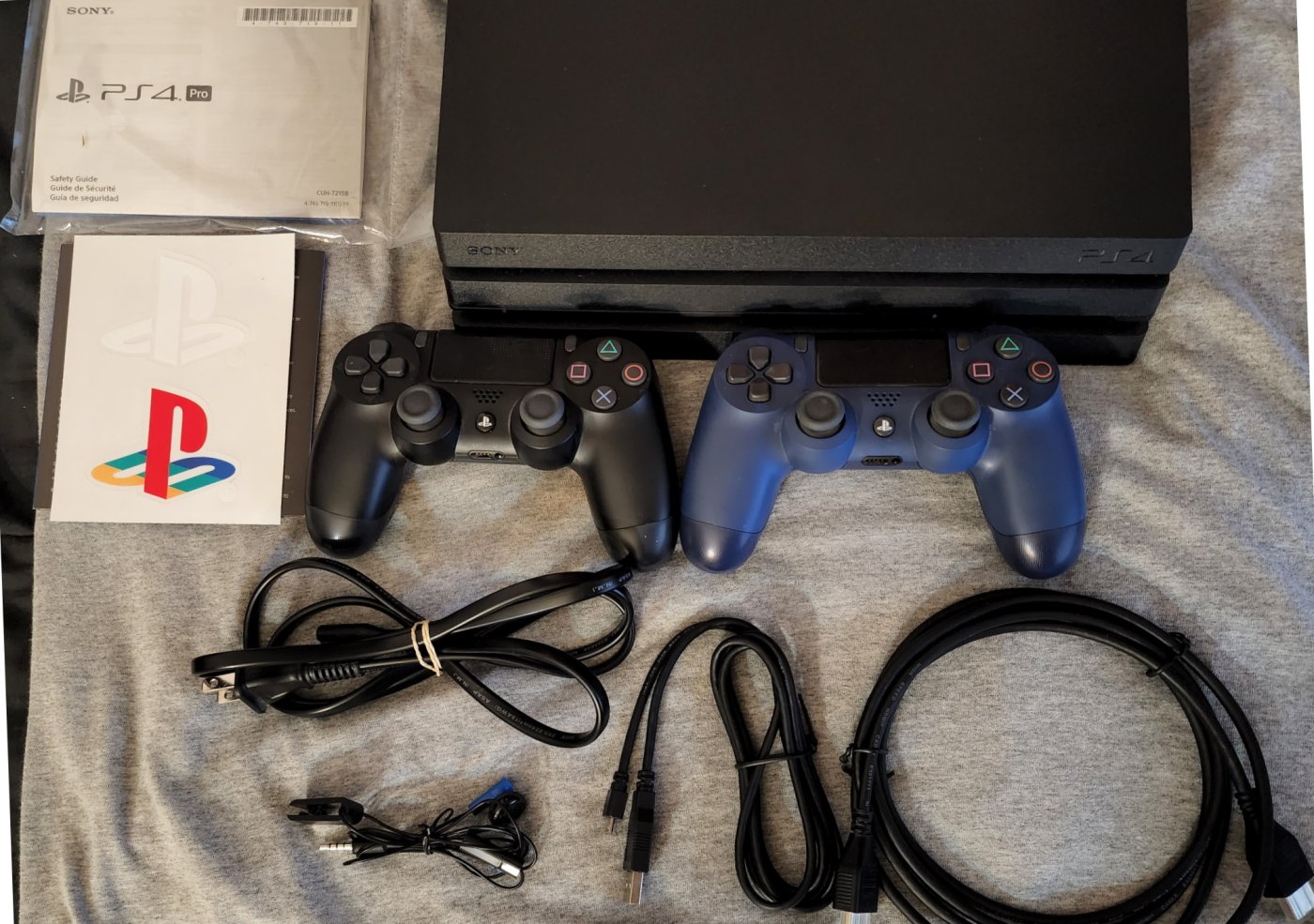PS4 Pro 1TB with all Cables and Controller in Excellent Used