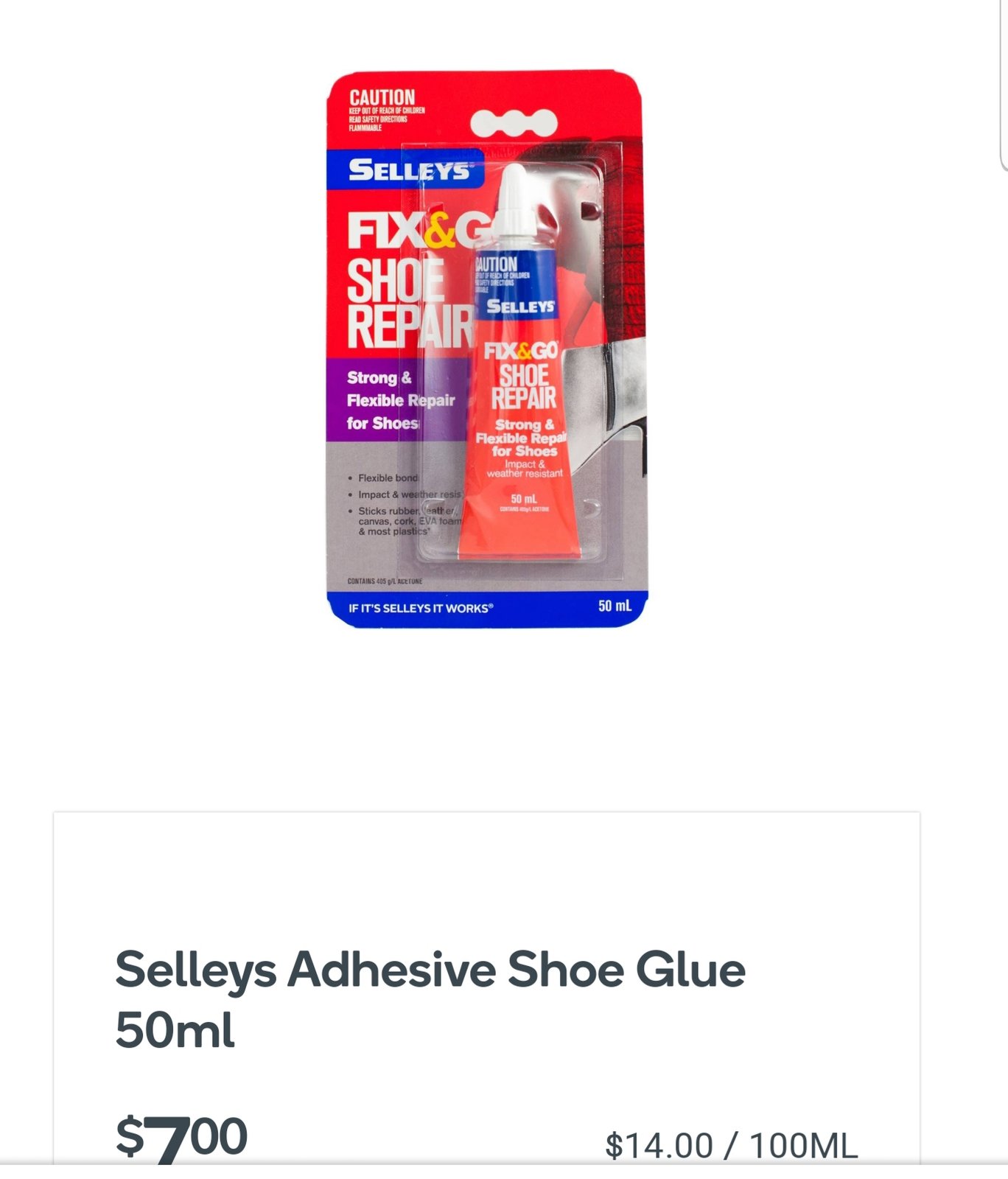 Shoe goo alternatives in Aus?