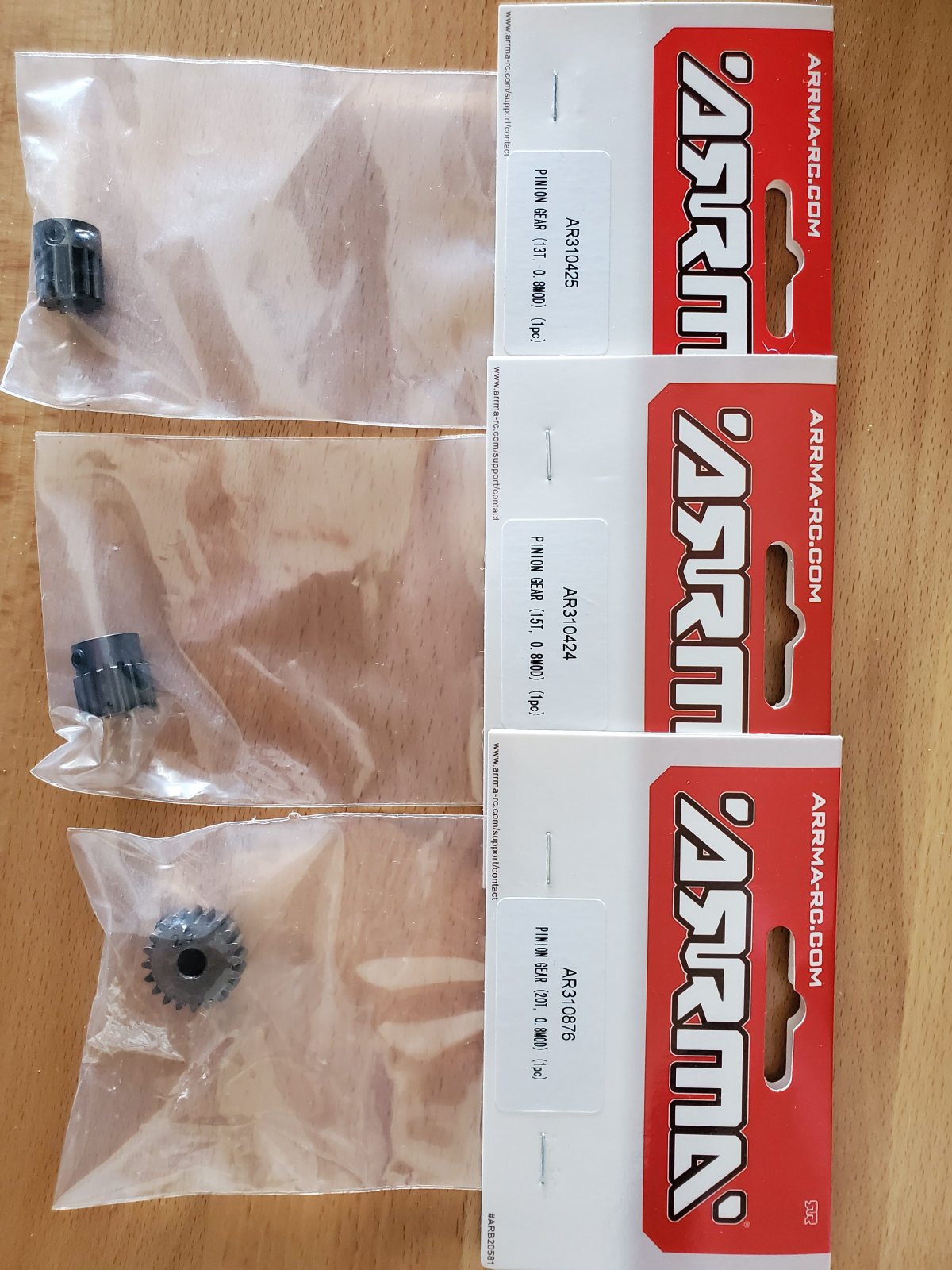 Arrma 13-15 and 20T Pinions.jpg