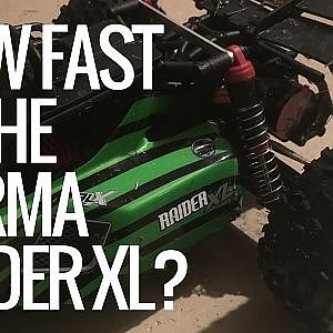 How fast is the arrma raider xl?