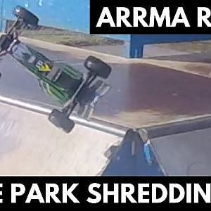 Arrma Raider XL At the skate park