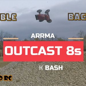 ARRMA OUTCAST 8S - QUICK BASH W/ DOUBLE BACKFLIP!