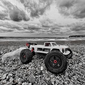 Snow on the beach