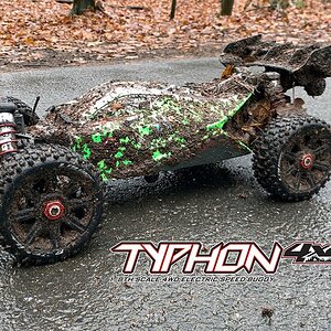 Speeding in the woods! #20 🚗💨 (Arrma Typhon 3S 4X4 BLX)