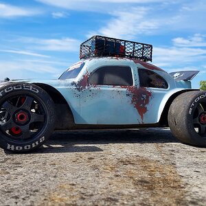 OLD SCHOOL! VW Rat Rod! SWB Felony.