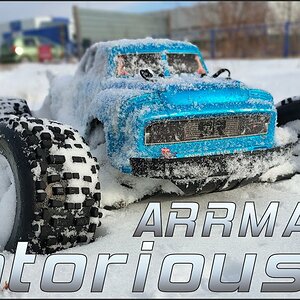 ARRMA Notorious 6S - Winter Bashing Without Ramp