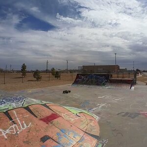 1st skatepark flip with the Extreme Bash Krayton 6s