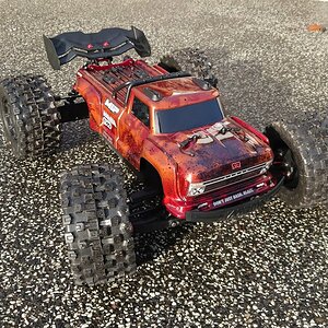 How fast is my Arrma Kraton Exb on 6s 😳 Speedrun Denmark