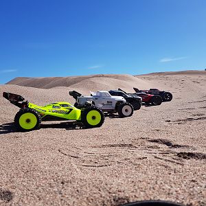 Part of the ARRMA fleet @the Mega Gravelpit