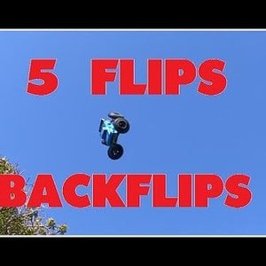 5 flips backflips with the Arrma Notorious, they said " blast ", it did !