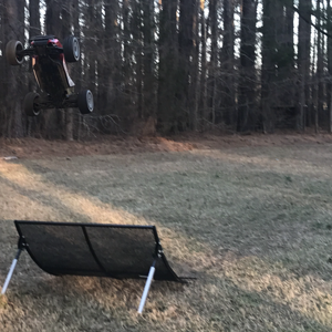 Brynn testing out the ramp with her new Arrma