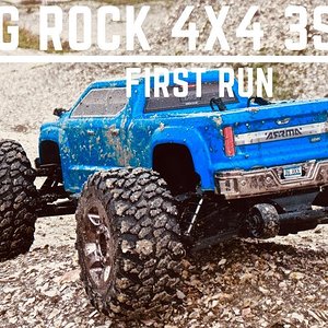 Arrma Big Rock 4x4 3S BLX First Run