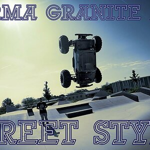 2040 RC - Arrma Granite BLX 3S - Street style bashing @ Quarto Oggiaro skatepark