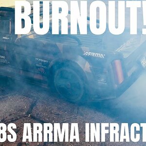 8S Arrma Infraction BURNOUT!