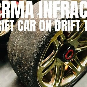 ARRMA INFRACTION DRIFT CAR ON DRIFT TIRES!