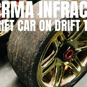 ARRMA INFRACTION DRIFT CAR ON DRIFT TIRES!