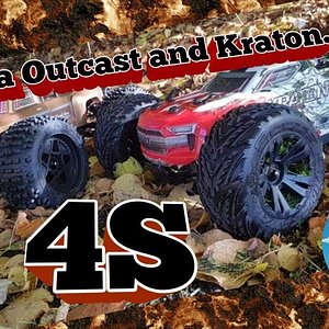 Arrma Kraton and Outcast 4s Bash session. Durability test, general bash after upgrades.