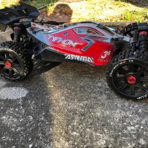 ARRMA 3s Typhon Part 1 Ramp Bashing and Backflips