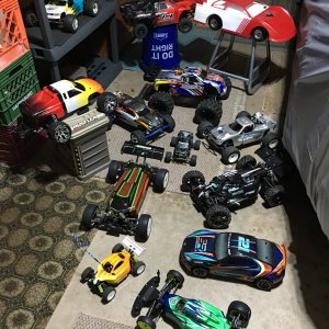 My Fleet of r/c toys